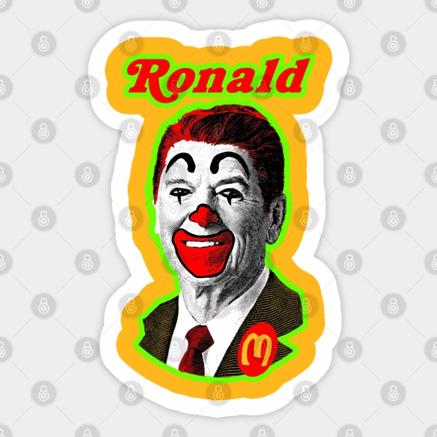 Ronald. Sticker by jonah block